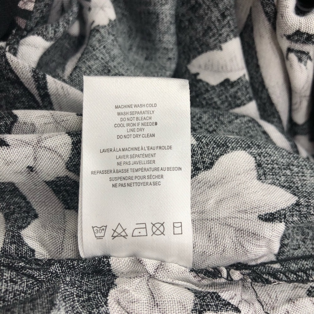 Spiritual Gangster Black Floral Print Maya Kimono Top - Picture 8 of 8
